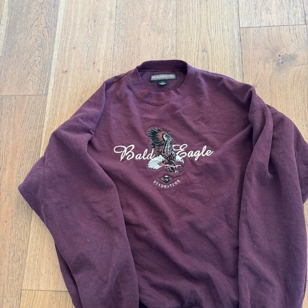 Bald Eagle Embroidered Sweatshirt